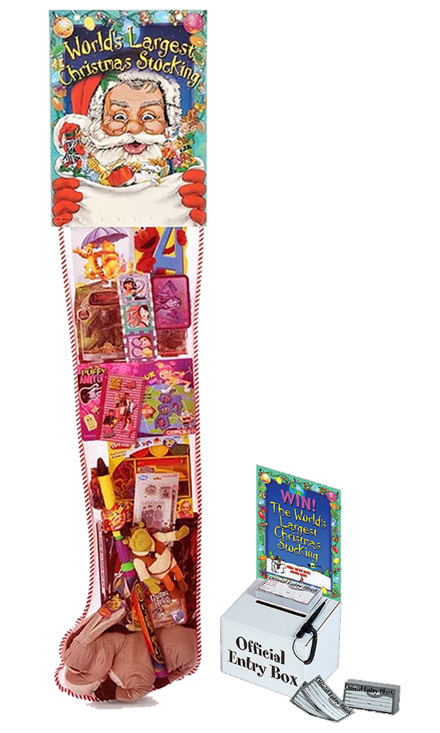 8ft Deluxe/Standard Promotional Christmas Stocking – Inform Promotions