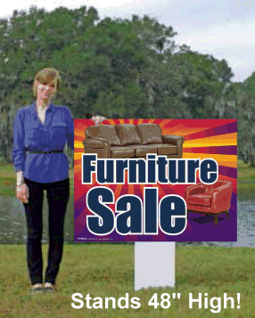 Giant XL Double-Sided Yard Sign: Furniture Sale
