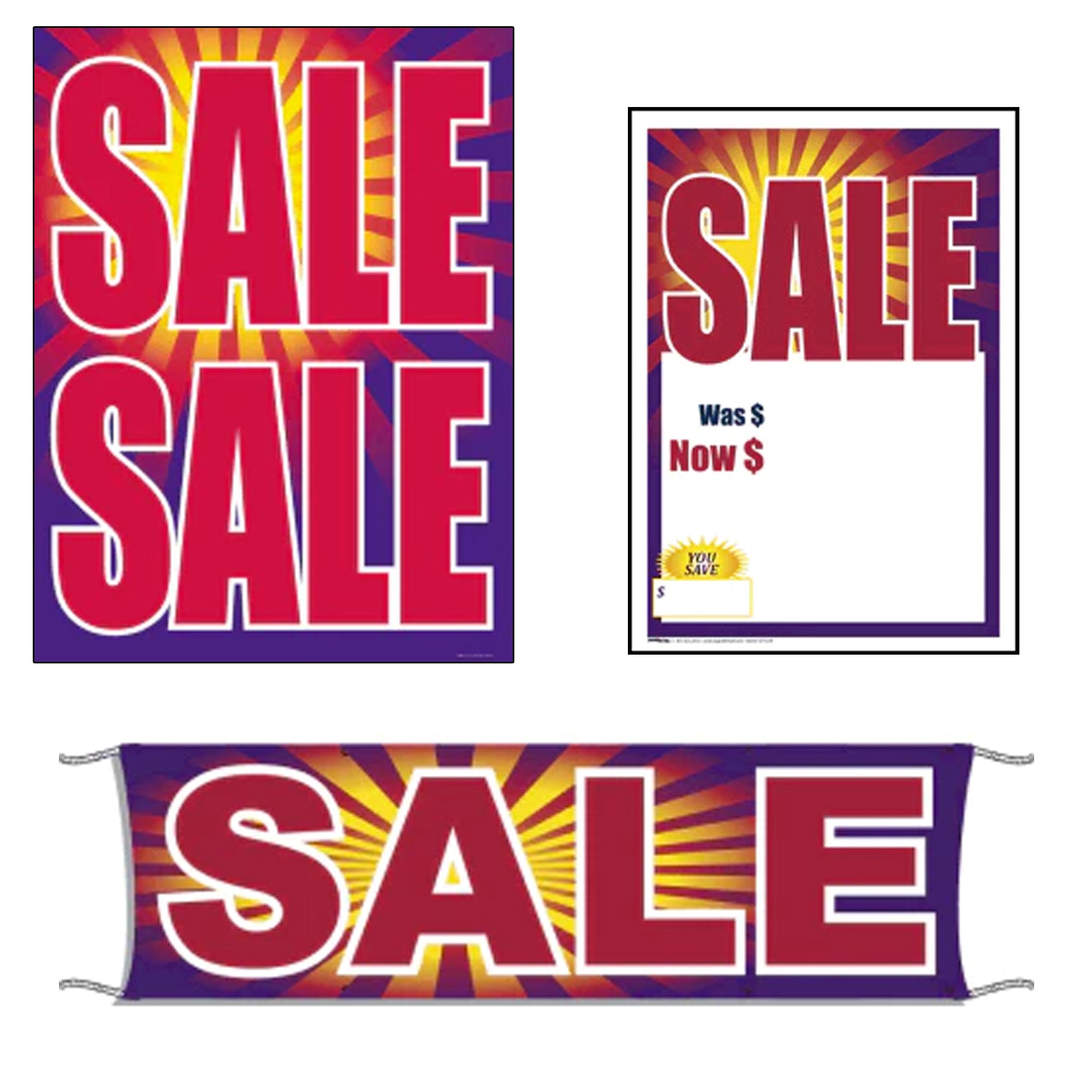 Clearance Sale Retail Store Sale Business Discount Promotion Message 11x7  signs 717029296528