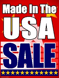 Vinyl Window Sign: Made in the USA