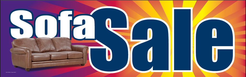 Giant Outdoor Banner: Sofa Sale