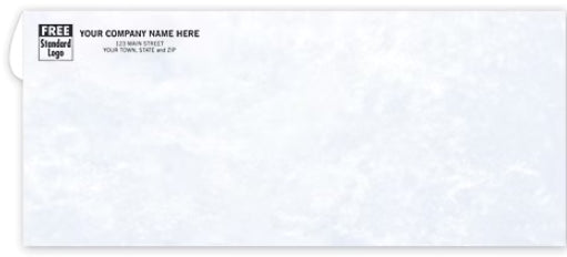 #10 Envelope, Manual Seal, No Window, Marble Design