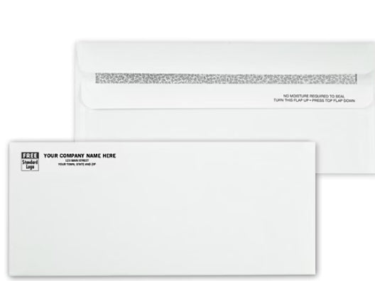 #10 Security Envelope, Self Seal, Security Tint, No Window