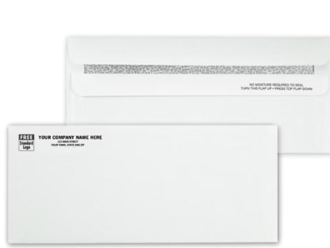 #10 Security Envelope, Self Seal, Security Tint, No Window