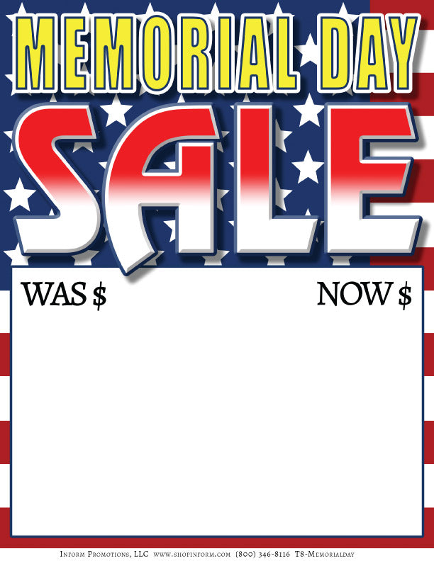 Sale Tags (PK of 100): Memorial Day Sale 3