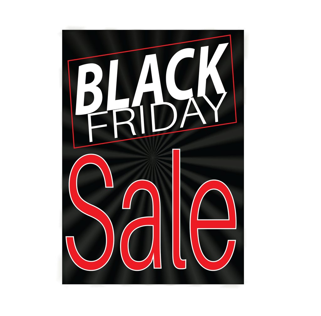 Vinyl Window Sign: Black Friday Sale 2