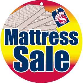 Ceiling Mobiles: Mattress Sale (Pack of 6)