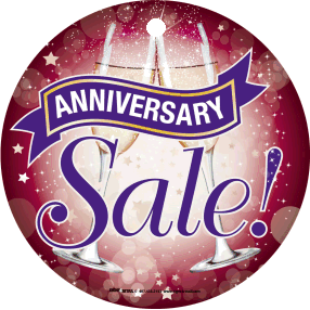 Ceiling Mobiles: Anniversary Sale (Pack of 6)