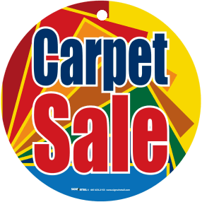 Ceiling Mobiles: Carpet Sale (Pack of 6)