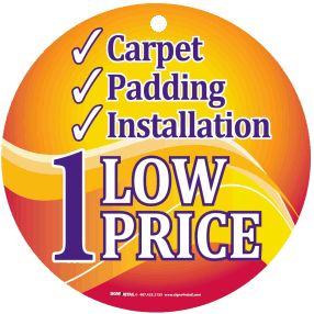 Ceiling Mobiles: Carpet Padding, Installation; 1 Low Price (Pack of 6)