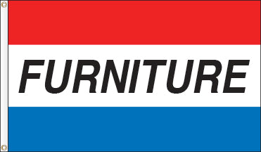 Tri-Color Message Flag: Furniture