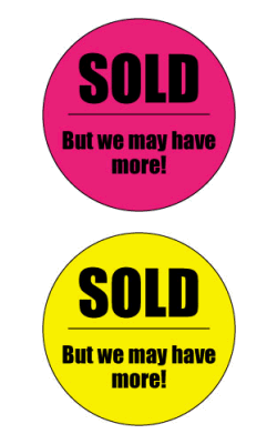Fluorescent Labels (Roll of 100): Sold-But We May Have More