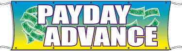 Giant Outdoor Banner: Payday Advance