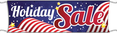 Giant Outdoor Banner: Holiday Sale (Patriotic)
