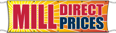 Giant Outdoor Banner: Mill Direct Prices