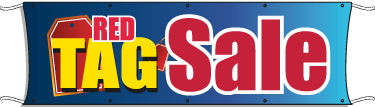 Giant Outdoor Banner: Red Tag Sale