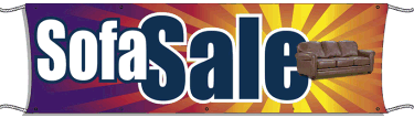 Giant Outdoor Banner: Sofa Sale