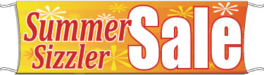 Giant Outdoor Banner: Summer Sizzler Sale