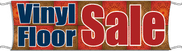 Giant Outdoor Banner: Vinyl Floor Sale