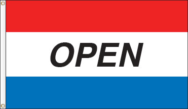 Tri-Color Message Flag: OPEN