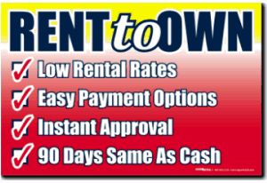 RTO Benefit Sign 3: Low Rental Rates Etc