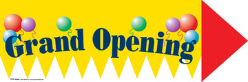 Spinner Sign: Grand Opening (Min 3-Mix & Match)