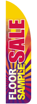 Floor Sample Sign Sidewalk Feather Flag Banner: Floor Sample Sale (FLAG ONLY) – Inform ...