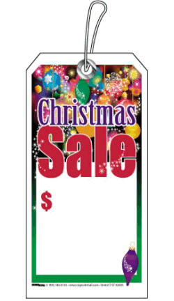 String Tags (Pk of 100): Christmas Sale