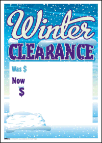 Sale Tags (Pk of 100): Winter Clearance