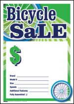 Sale Tags (Pk of 100): Bicycle Sale