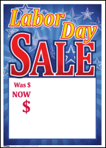 Sale Tags (PK of 100): Labor Day Sale
