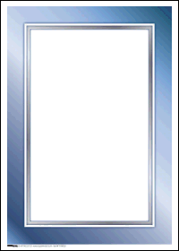 Sale Tags (Pk of 100): Blue/Silver Border Tag – Inform Promotions