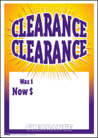 Sale Tags (Pk of 100): Clearance