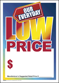 Sale Tags (Pk of 100): Our Everyday Low Price