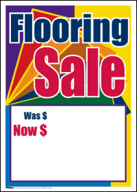 Sale Tags: Flooring Sale (PK of 100)