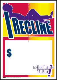 Sale Tags (Pk of 100): I Recline