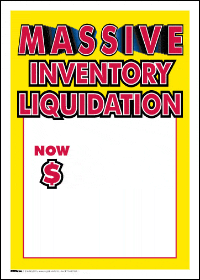Sale Tags (Pk of 100): Massive Inventory Liquidation