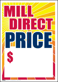 Sale Tags (PK of 100): Mill Direct Price