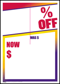 Sale Tags (PK Of 100): %OFF – Inform Promotions