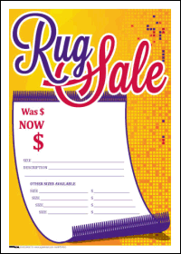 Sale Tags (PK of 100): Rug Sale