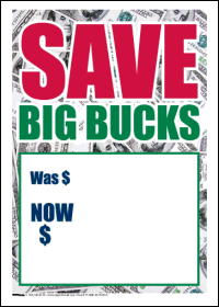 Sale Tags (Pk of 100): Save Big Bucks