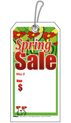 String Tags (Pk of 100): Spring Sale