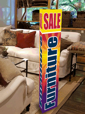 Tower Sign: Furniture Sale (Pk of 3)