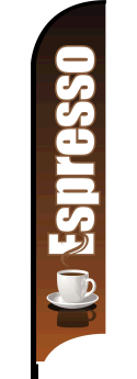 Feather Flag Banner: Espresso