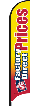Feather Flag Banner: Factory Direct Prices (Flag Only)