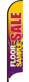 Feather Flag Banner: Floor Sample Sale (Flag Only)