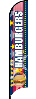 Feather Flag Banner: Hamburgers