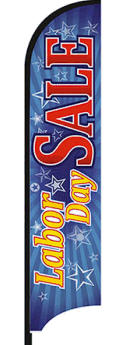 Windblade Pole Banner: Labor Day Sale (Flag Only)