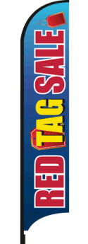Feather Flag Banner: Red Tag Sale (Flag Only)