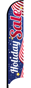 Feather Flag Banner: Holiday Sale (Patriotic)(Flag Only)